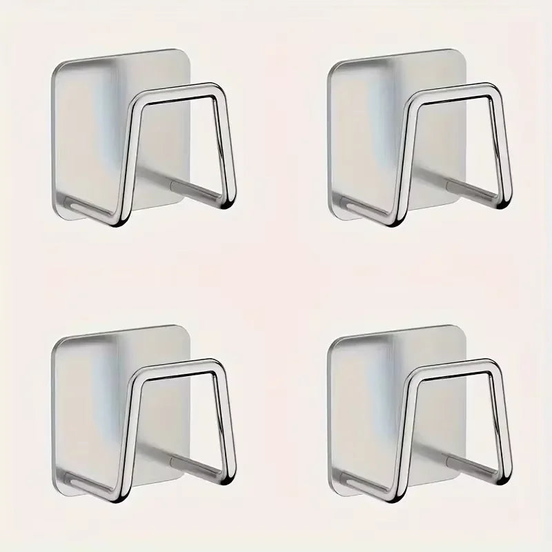 Estante de almacenamiento de cocina de 4 piezas, tabla de cortar multiusos sin perforaciones para debajo del armario, accesorios