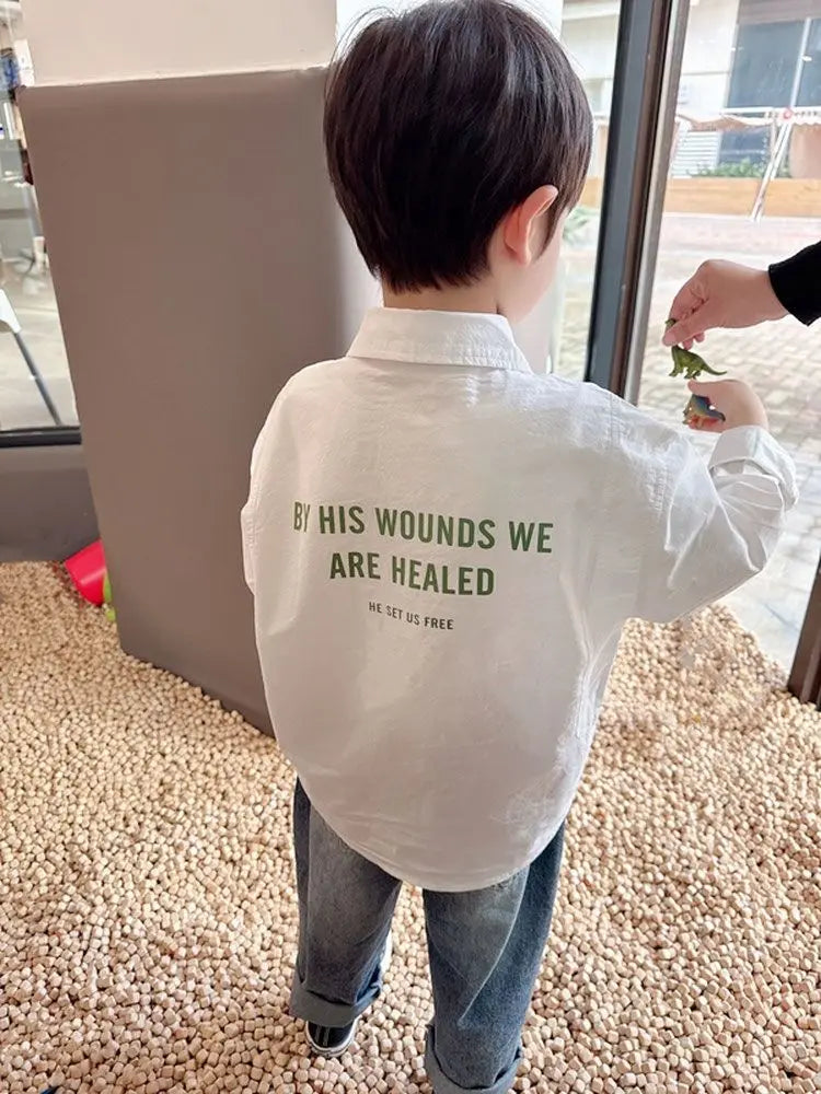 2025 New Spring autumn Baby Girls boys Cotton soild T shirts coat Cute Children kids Clothes