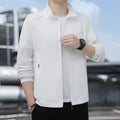 2025 Sunscreen Clothing for Men's Summer Jacket Thin Skin, Lightweight, Breathable, UV Resistant, Fishing Ice Silk Men's Sunscre