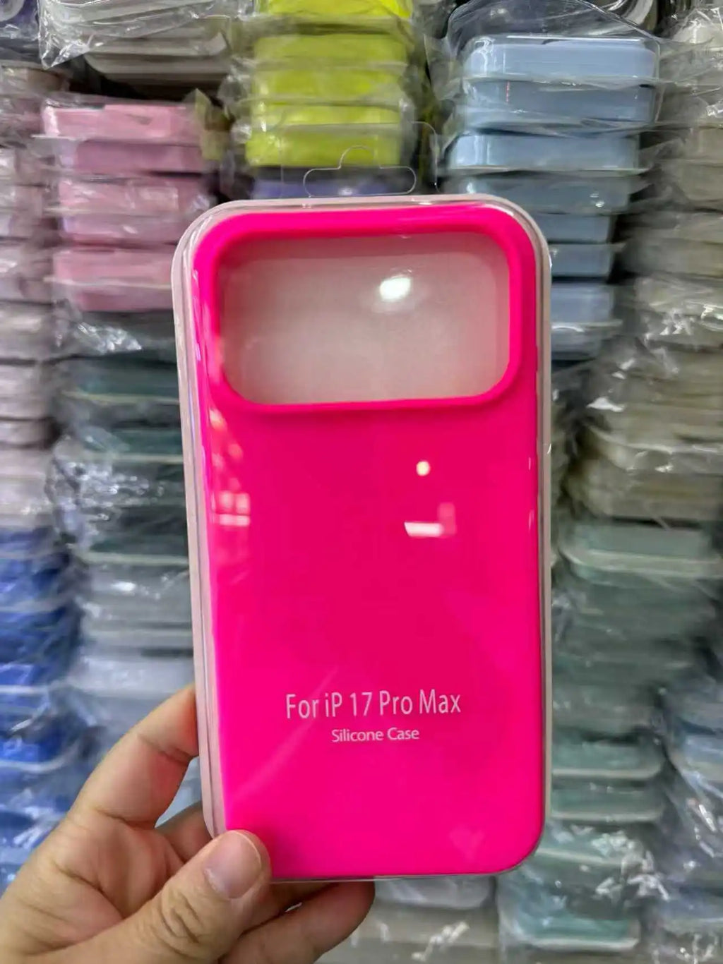 Official Liquid Silicone Skin Feel Case For IPhone 18 Pro Max 17 Pro Air Macaron Solid Candy Colour Color with Packet Box Cover