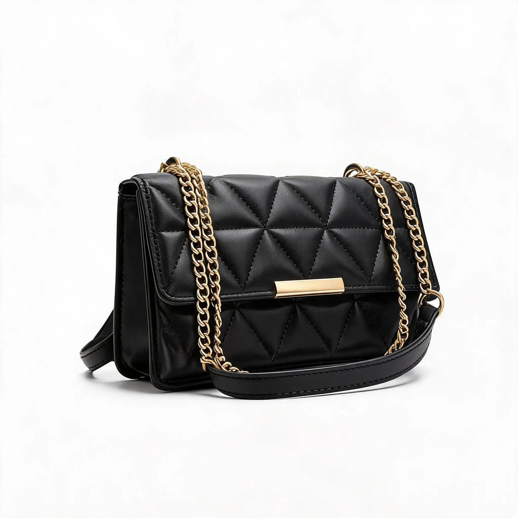 Women Quilted Chain Crossbody Bag Fashion Small Square Shoulder Purse Multi Color Casual Daily Handbag