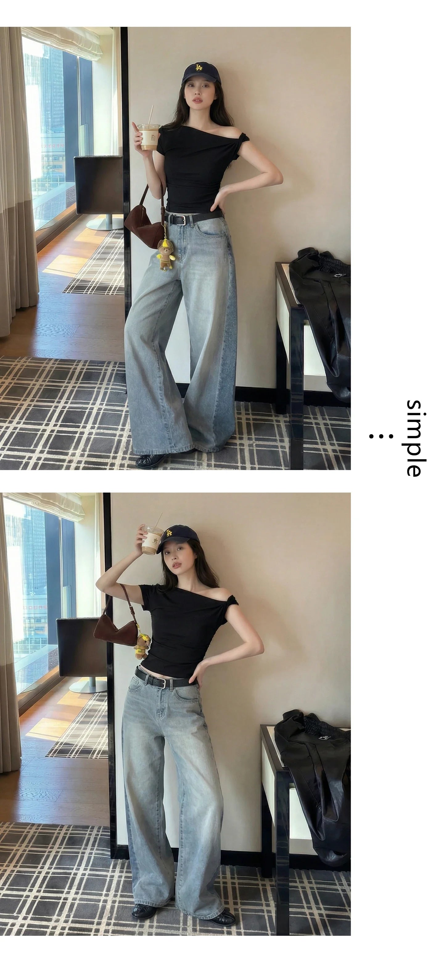 White Diagonal Shoulder Short Sleeve Crop Top 2026 Summer Solid Waist Pleated Women T-shirt Korean Style Minimalist Slim Tee