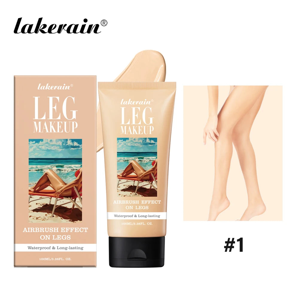 Leg Makeup Concealer Foundation 100ml Long Lasting Waterproof Anti Transfer For All Skin Tones Wheat Tan Brown