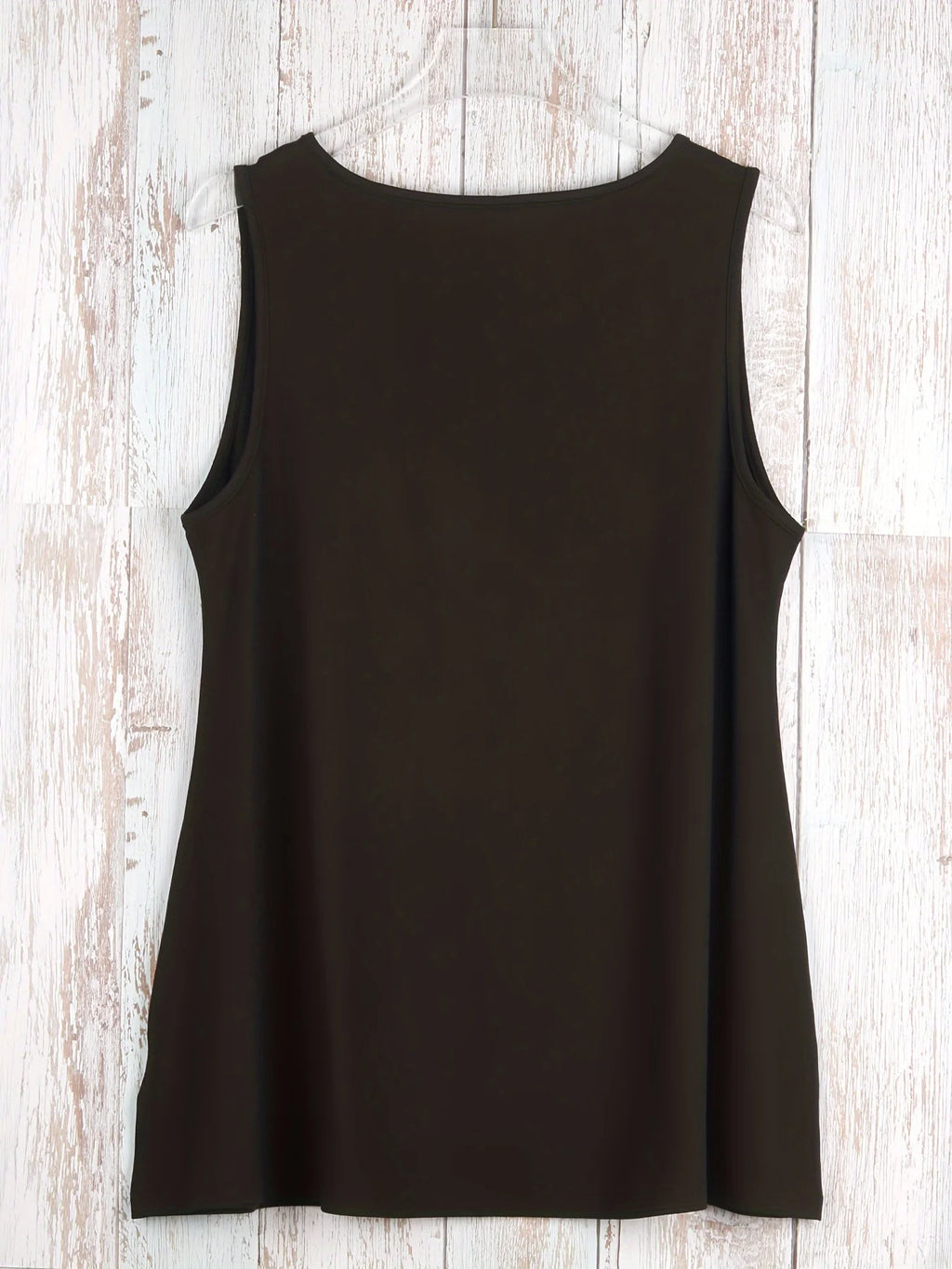Plus Size Simple Solid Tank Top Casual Crew Neck Sleeveless Tank Top For Summer Women's Plus Size Clothing