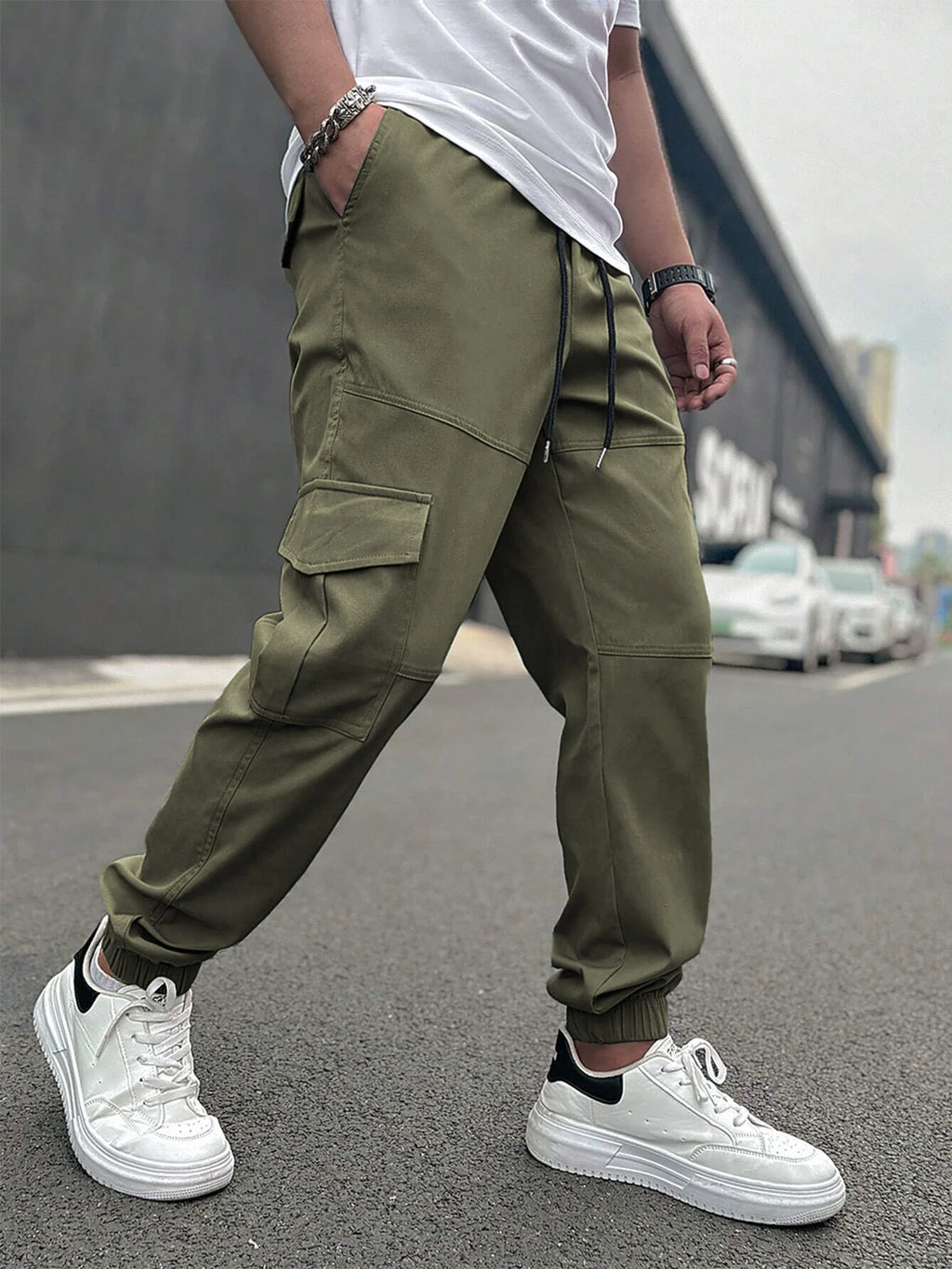 American Trendy Workwear Pants Casual Multi-Pocket Men's Harlan Loose Casual Trousers Comfortable Street Style Cargo Trousers