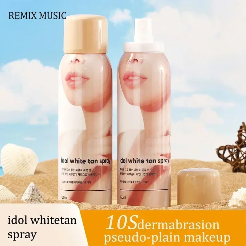 150ml Korean Idol Spray Body Foundation Concealer Brighten Whitening Moisturizing Bb Cream Base Face Foundation Liquid