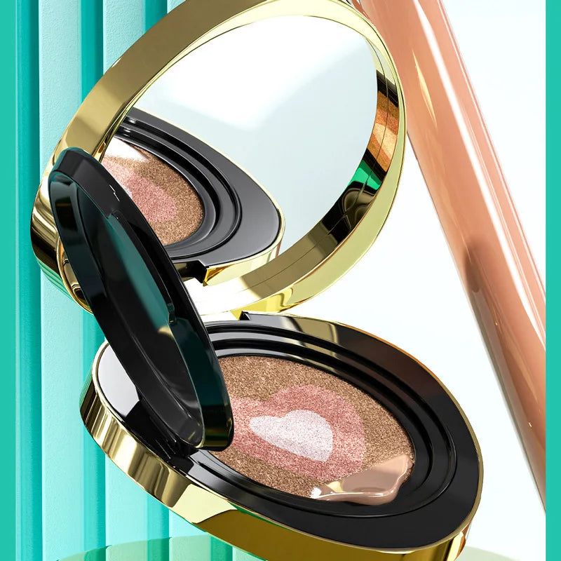 Korean cosmetics cushion foundation base, air cushion, bb cc cream, nourishing concealer, makeup set, 3 in 1