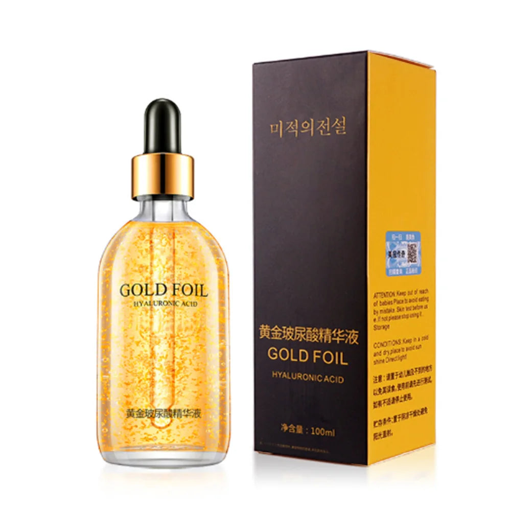 24k Gold Hyaluronic Acid Nicotinamide Face Serum - 100ml