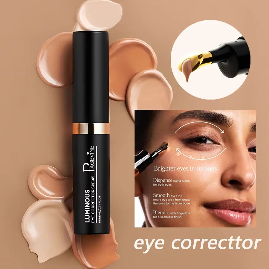 4 Color Luminous Eye Concealer Concealer Brightens Conceal,Dark Circles Under The Eyes,Concealing Makeup Liquid Concealer
