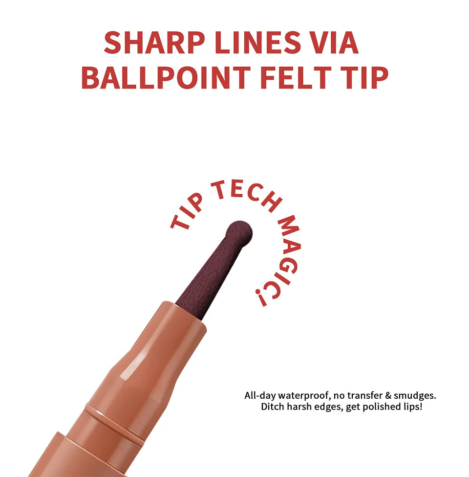 Waterproof Lip Liner Stain Lip Lingerie Long Lasting 8 Colors Transfer Proof Smudge Resistant Color No Bleed Formula  Cosmetics