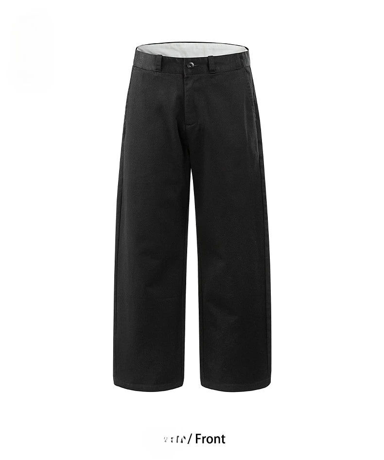 2026 Spring Summer New 100% Cotton Casual Straight Trousers for Men Clothing Soft Comfort Linen Male Pants LX6032