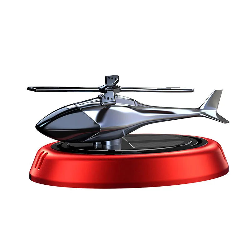 Solar Car Air Freshener Perfume Helicopter Decor Interior Decor Solar Car Rotating Aromatherapy Perfume