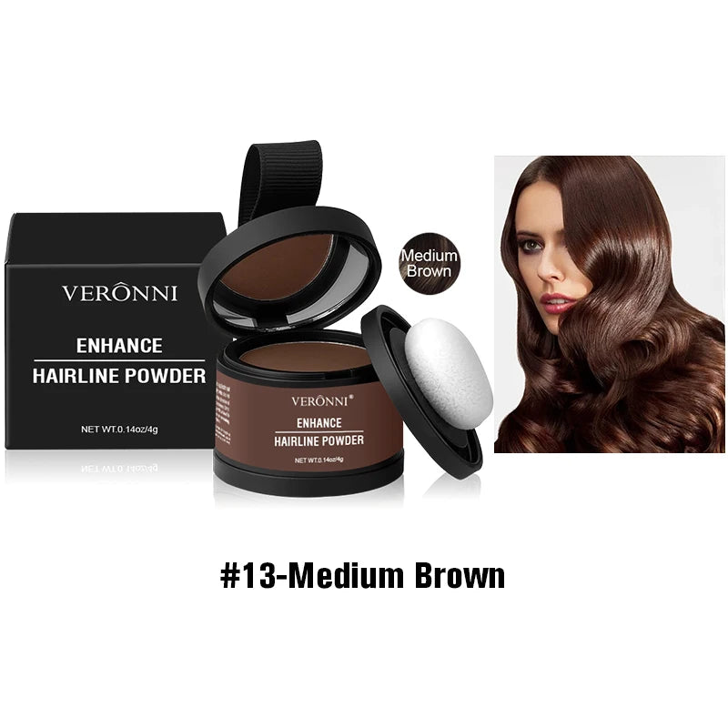 Hairline Shadow Powder,Instantly Conceal Hairline And Hair Root, Waterproof Hairline Powder Filler,Hair Root Cover,Scalp Powder