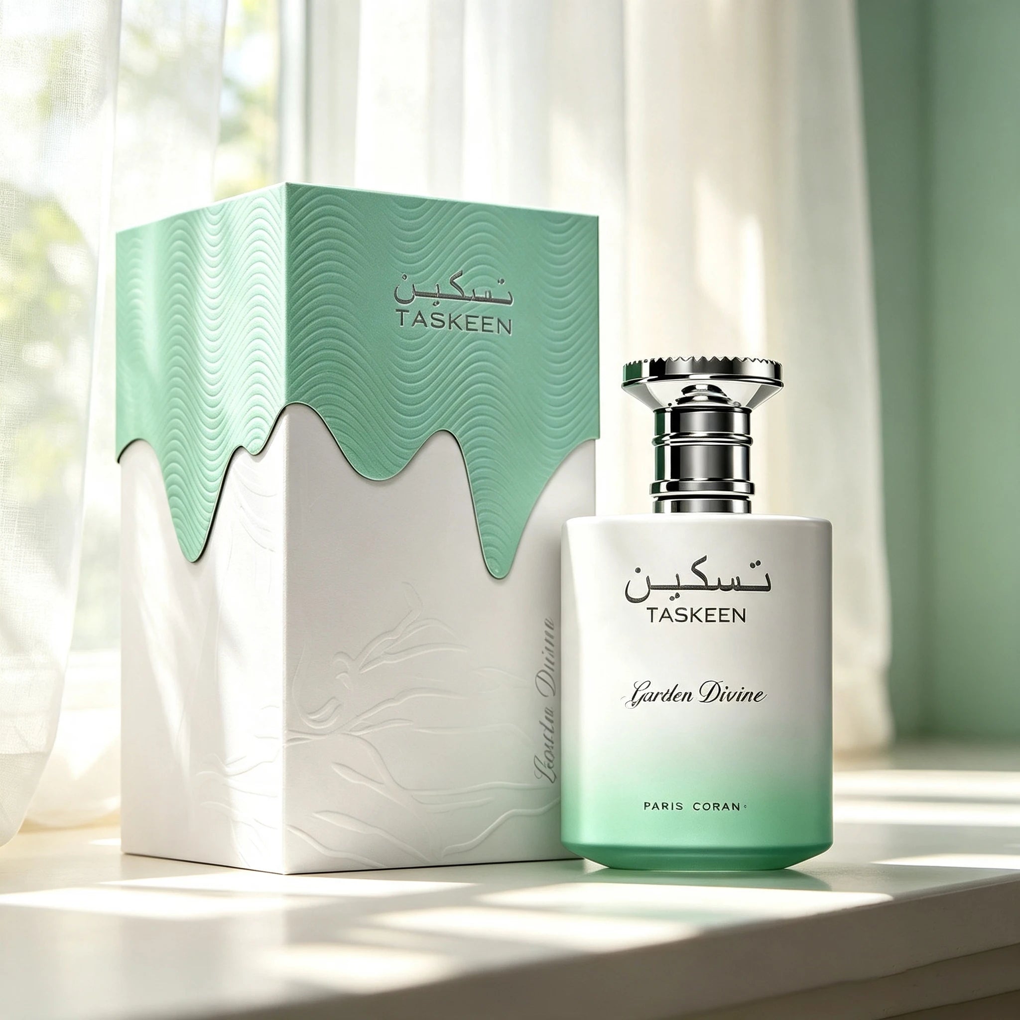 Paris Corner TASKEEN Garten Divine Mint Gradual Change perfume Middle East Luxury Wood Fragrance Lasting EDP Men's Gift Box perfume 100ml