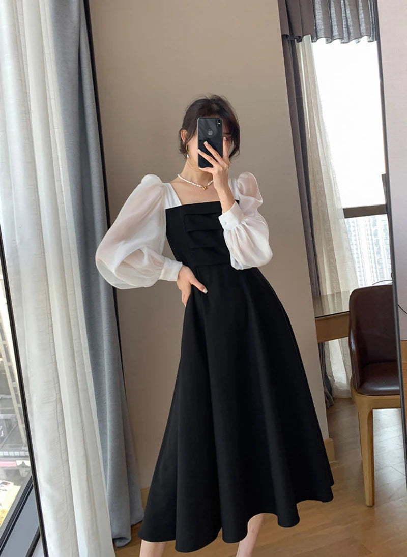 Women's Elegant Chiffon A-Line Dress