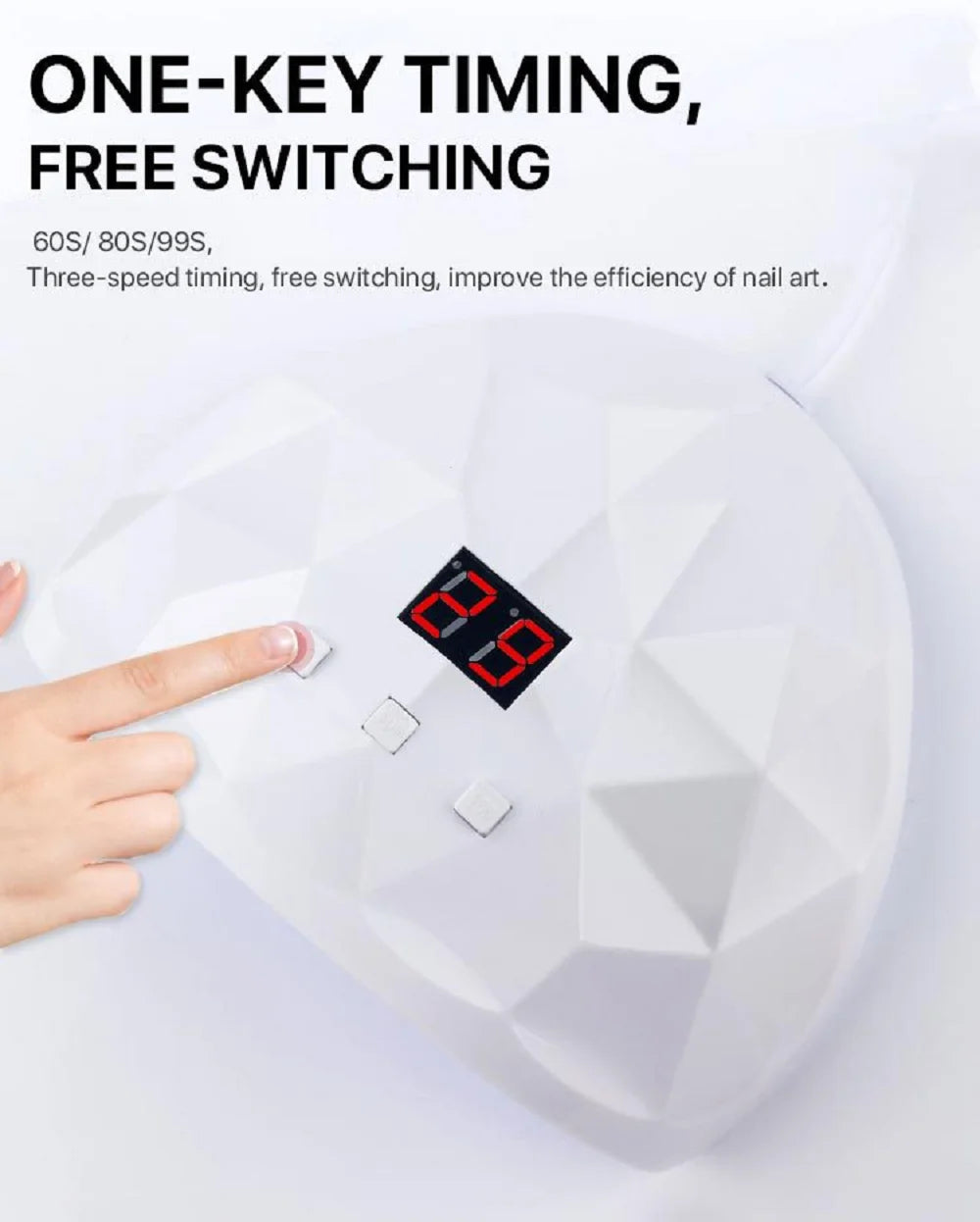 LINMANDA Nail Lamp 88W 18LED Uv Light for Nails Curing Lamp 3 Timer Setting Nail Dryer Gel Polish Light With Automatic Sensor