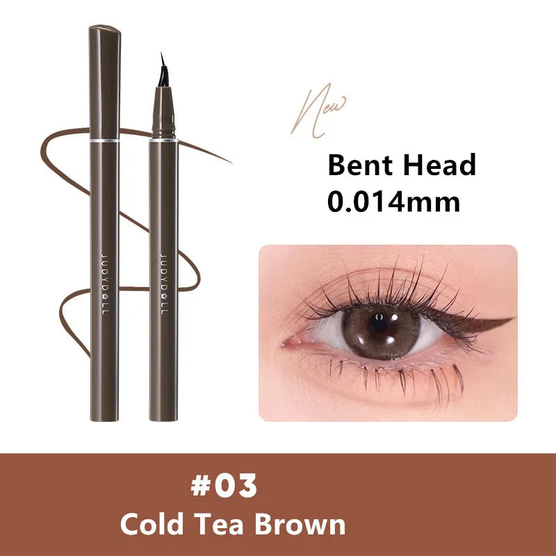 Judydoll Ultra-Fine Liquid Eyeliner Pen Matte Lying Silkworm Eye Lash Pencil Fast Dry Smooth Lasting Eye Shadow Stick Makeup