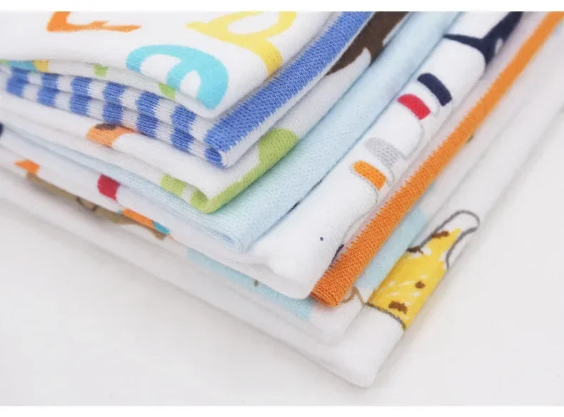 8Pcs Cotton Newborn Baby Towels Set Saliva Towel Nursing Towel Baby Boys Girls Bebe Toalha Washcloth Handkerchief Cloth Wipes