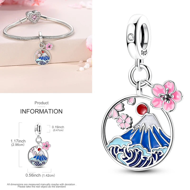 925 Sterling Silver Heart Infinity Charm Bead For Pandora Style Bracelets Gift For Her