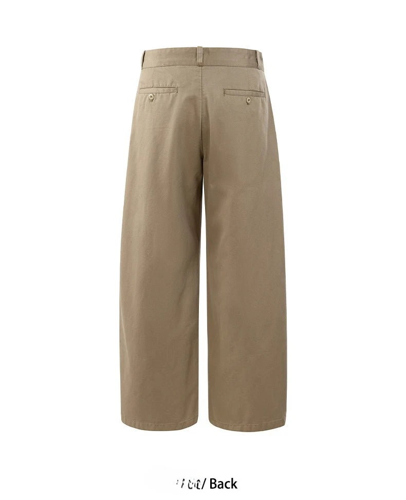 2026 Spring Summer New 100% Cotton Casual Straight Trousers for Men Clothing Soft Comfort Linen Male Pants LX6032