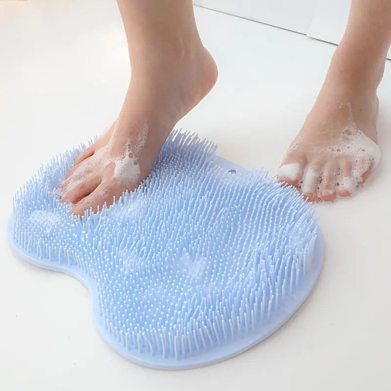 Cepillo exfoliante para pies y espalda con ventosa antideslizante para limpieza profunda para amantes del spa en casa con poco tiempo