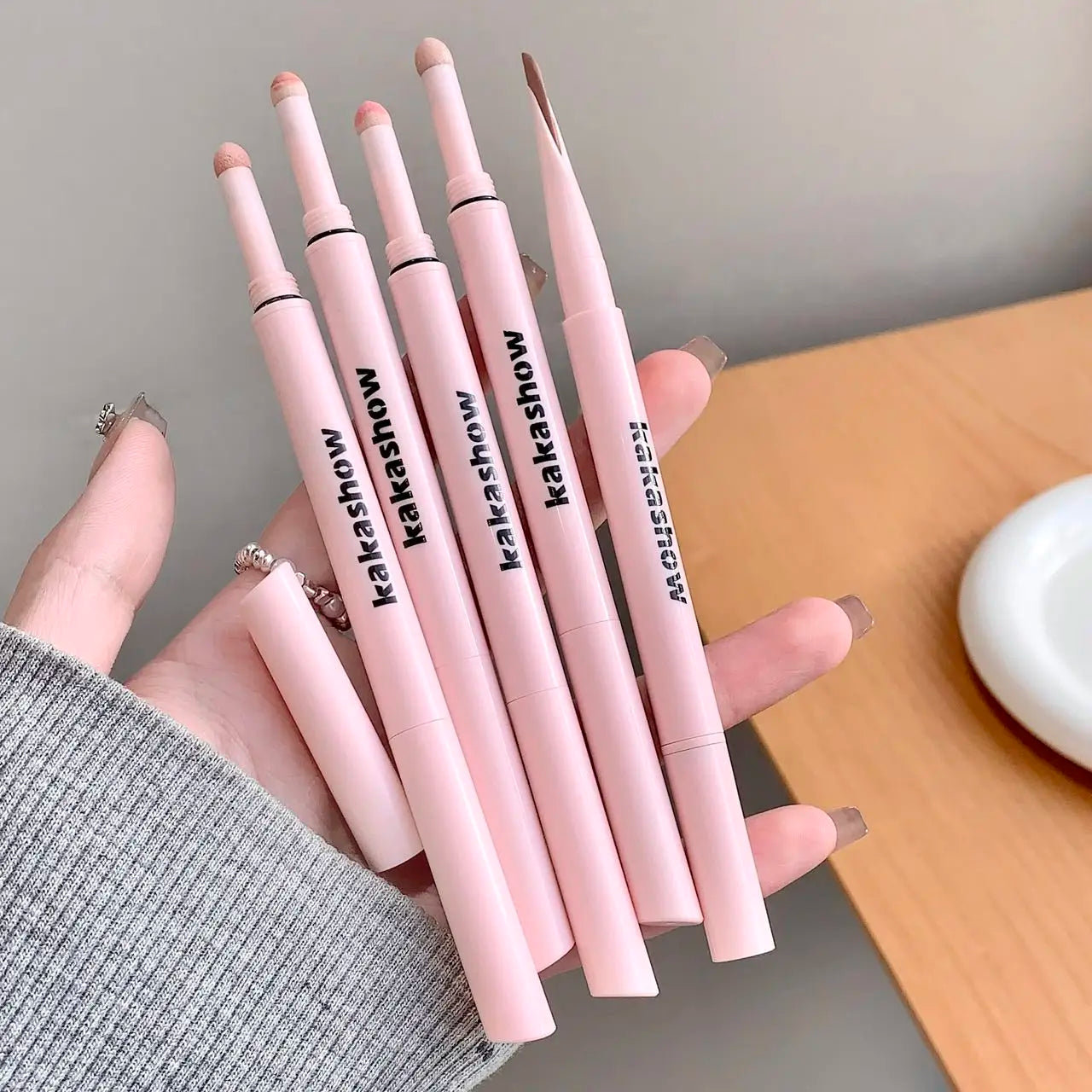 Meniscus Double-end Lying Silkworm Eyeliner Pencil Diamond Glitter Matte Eyeshadow Pen Brightening Cream Shadow Highligh Makeup