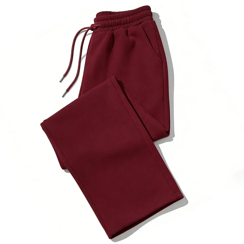 Men's Loose Fit Jogger Sweatpants - Casual Multi-Pocket Drawstring