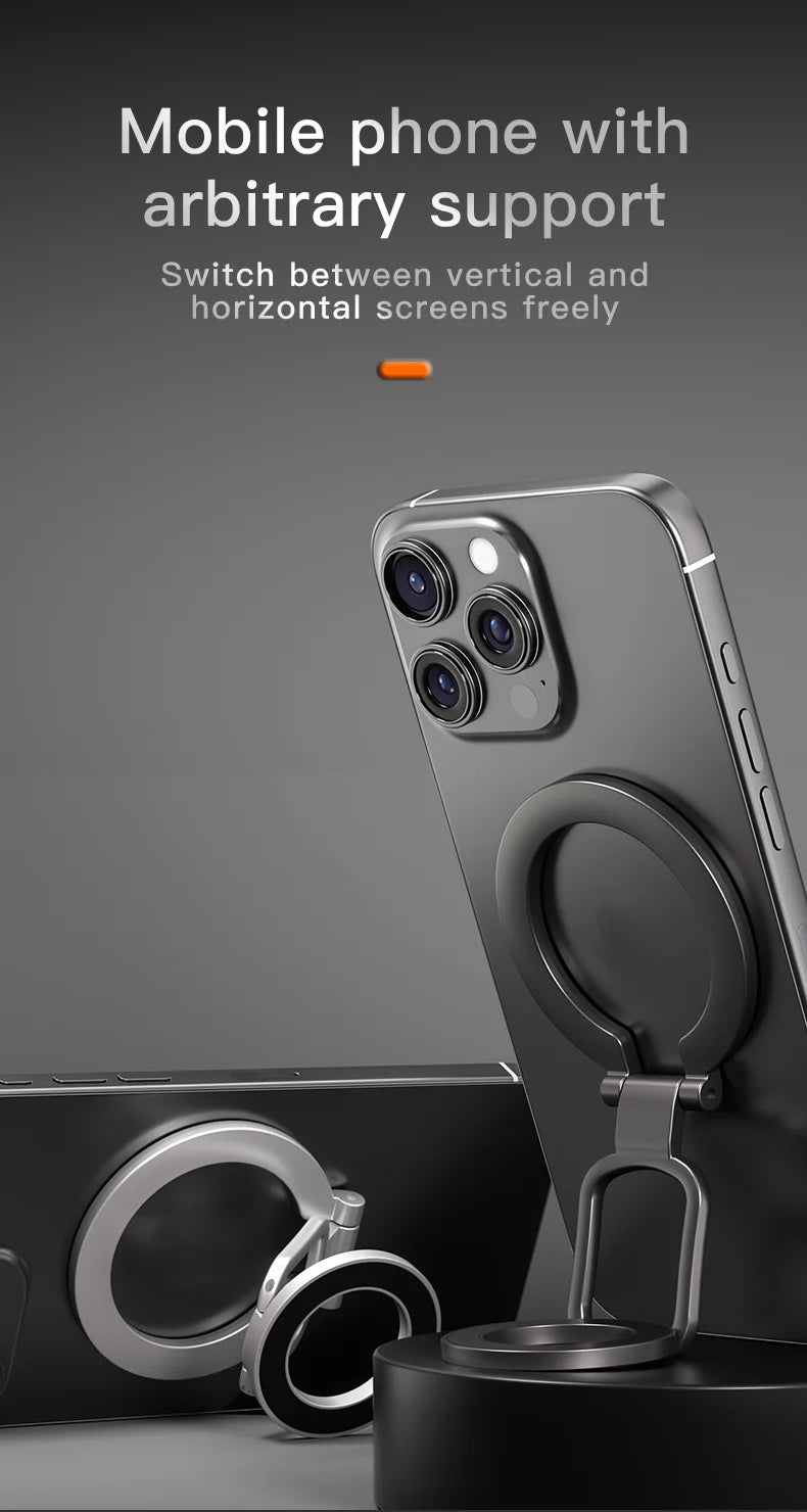 For MagSafe Double Sided Magnetic Phone Ring Holder Portable Folding Cellphones Stand Phone Accessories Support Bracket Grip