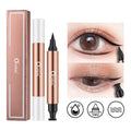 O'Cheal Eyeliner Stamp Black Liquid Eyeliner Pen Waterproof Fast Dry Dual Head Eye Liner Pencil Make-Up For Women'S Cosmetics Tool