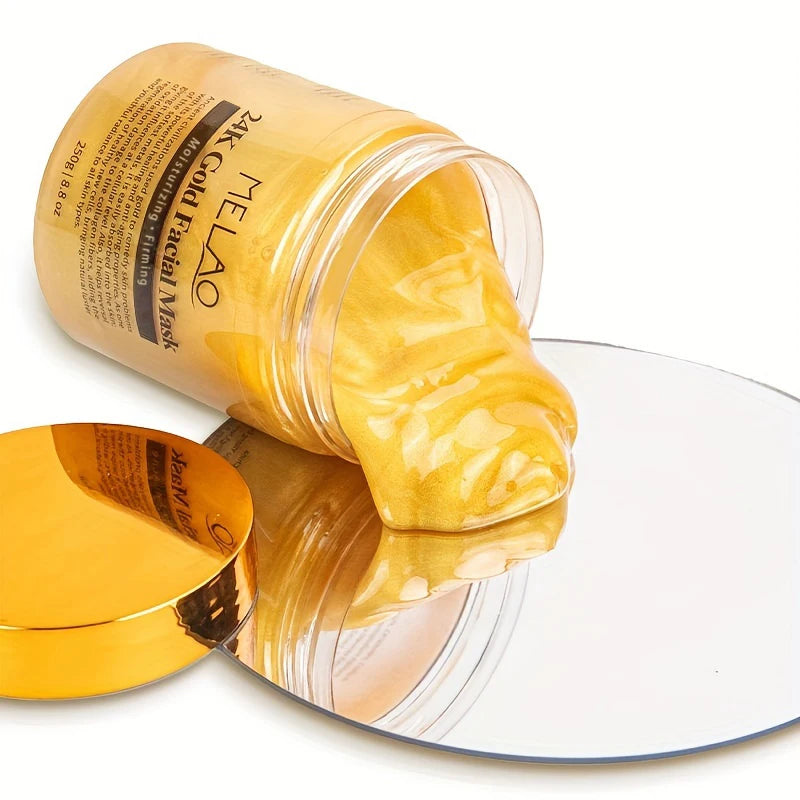 MELAO 24K Gold Collagen Facial Mask - Moisturizing Mud Mask 250g