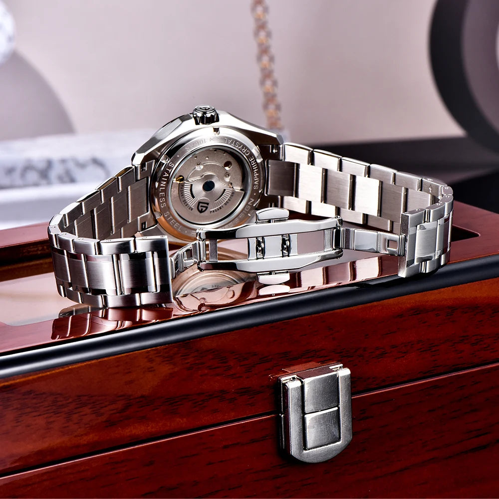 Pagani Design GMT Men's Mechanical Watch Luxury Sapphire Glass Stainless Steel Automatic Mechanical Men's Watch 100 Waterproof