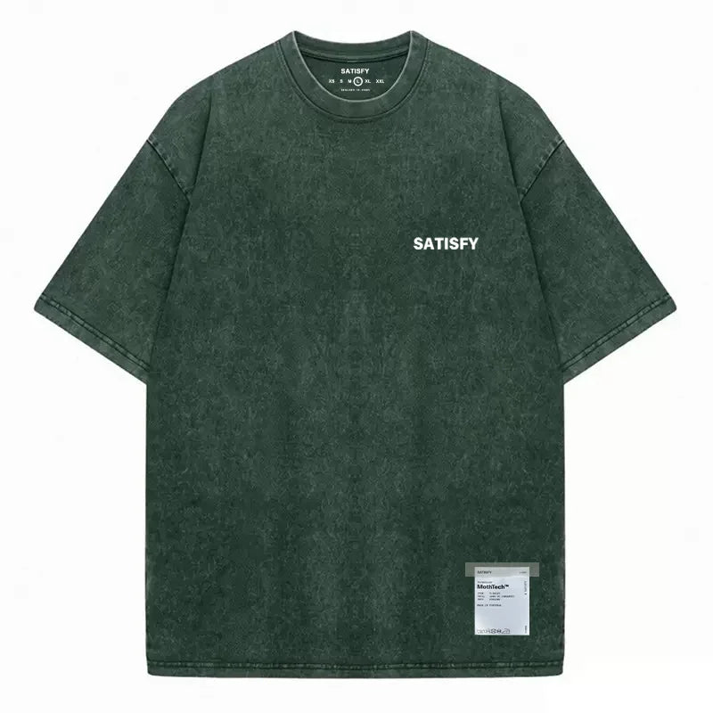 Satisfy MothTech Muscle T-Shirt - Men's Distressed Cotton Blend
