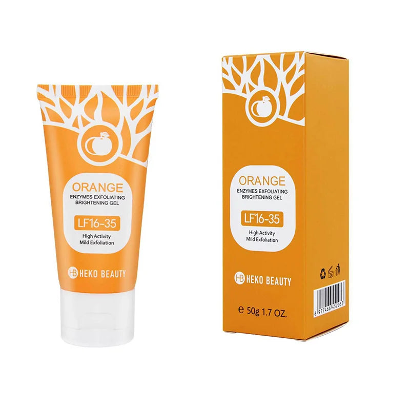 Orange Extract Exfoliating Peeling Gel Niacinamide Vitamin C Gentle Non-irritating Hydrate Nourish Dry Skin Daily Skincare