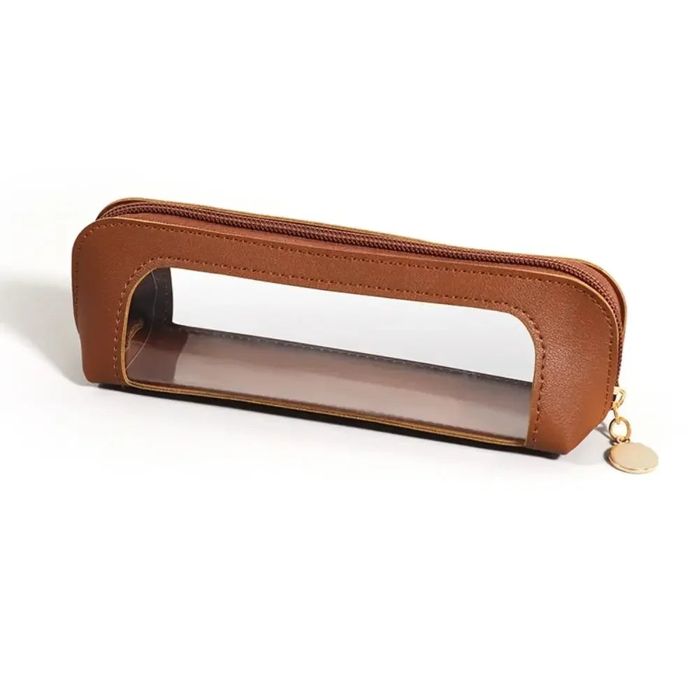 Cosmetic Bag Organizer Portable PU Leather Makeup Case For Travel Brushes And Toiletries For Travelers