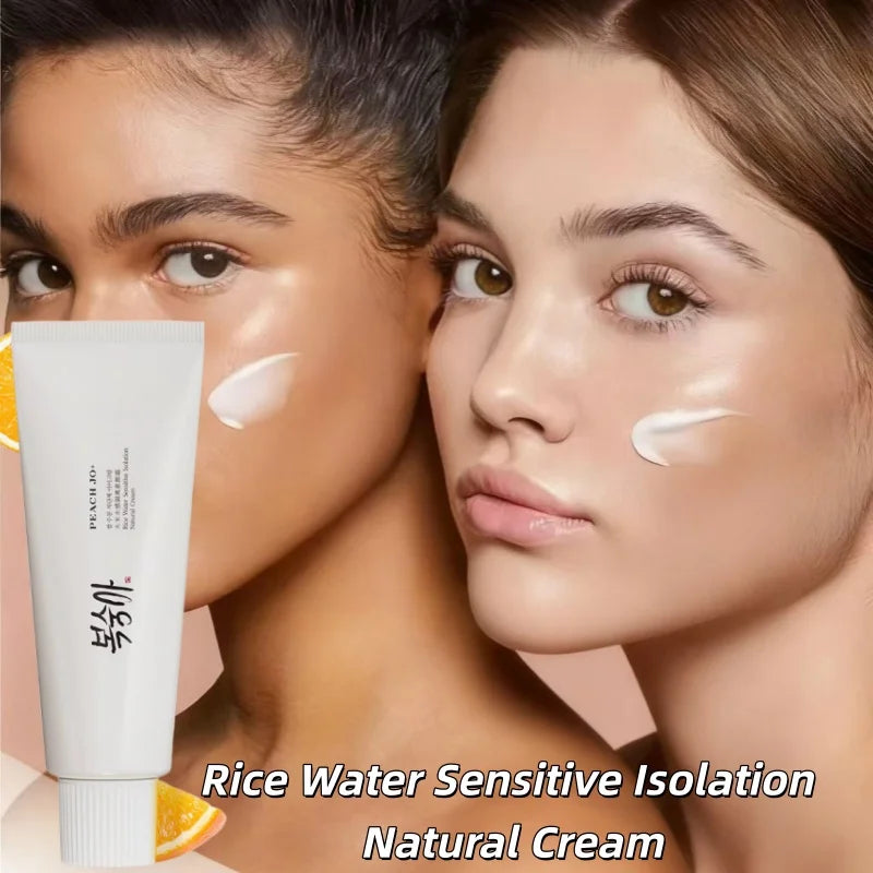 Korean Rice Essence Sunscreen Lotion - Moisturizing Makeup Primer