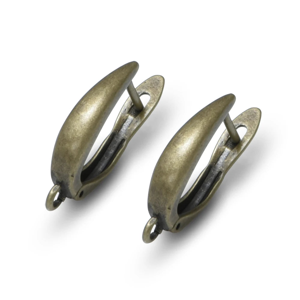 1 Pair New Antique Bronze Earrings Findings For Diy Woman Jewelry Earring Hooks Accessories Handmade Making Supplies