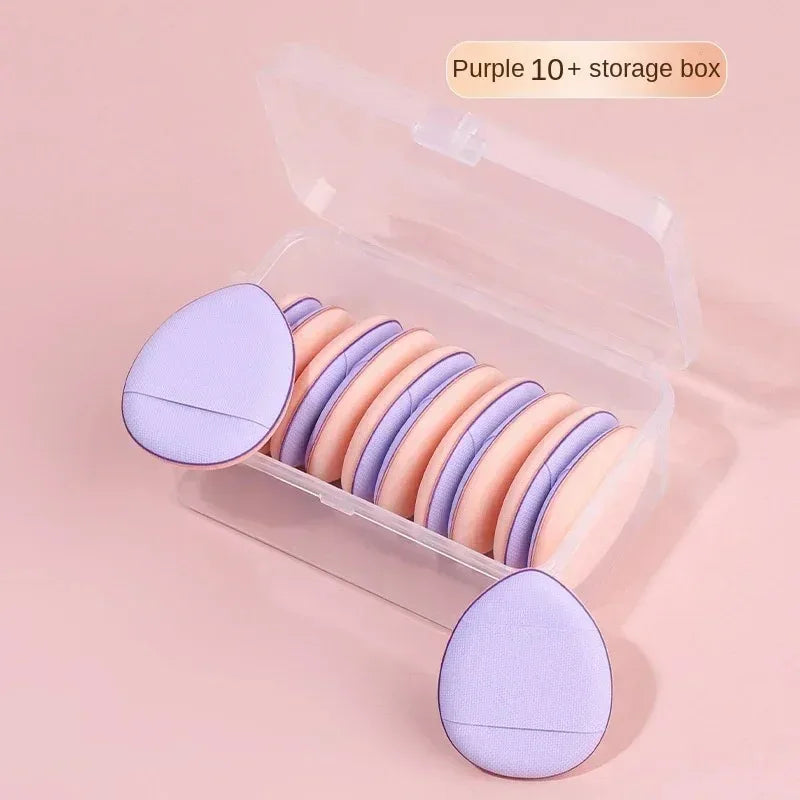 Mini Finger Puff Foundation Sponge Set 5Pcs For Flawless Face Makeup Air Cushion Concealer Tools For Beginners