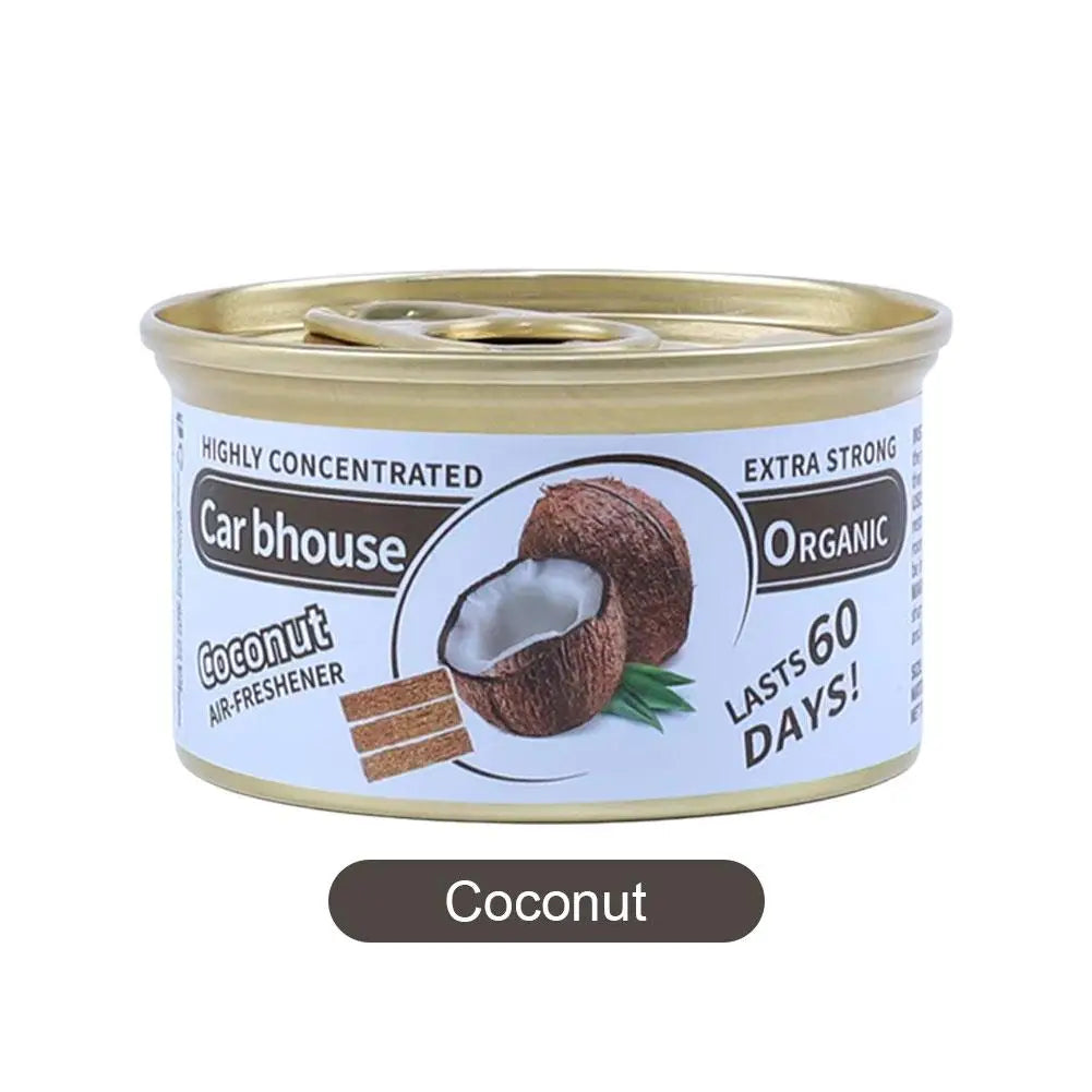 Coffee Scented Car Air Freshener - Canned Wood Block Aromatherapy