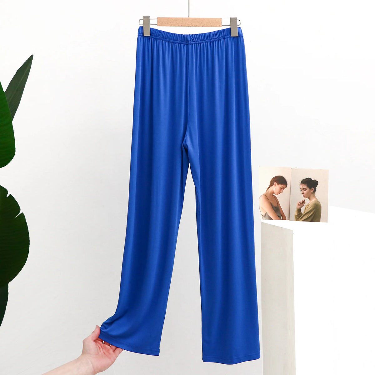 Women's Modal Pajama Pants - Lightweight Casual Sleep Bottoms