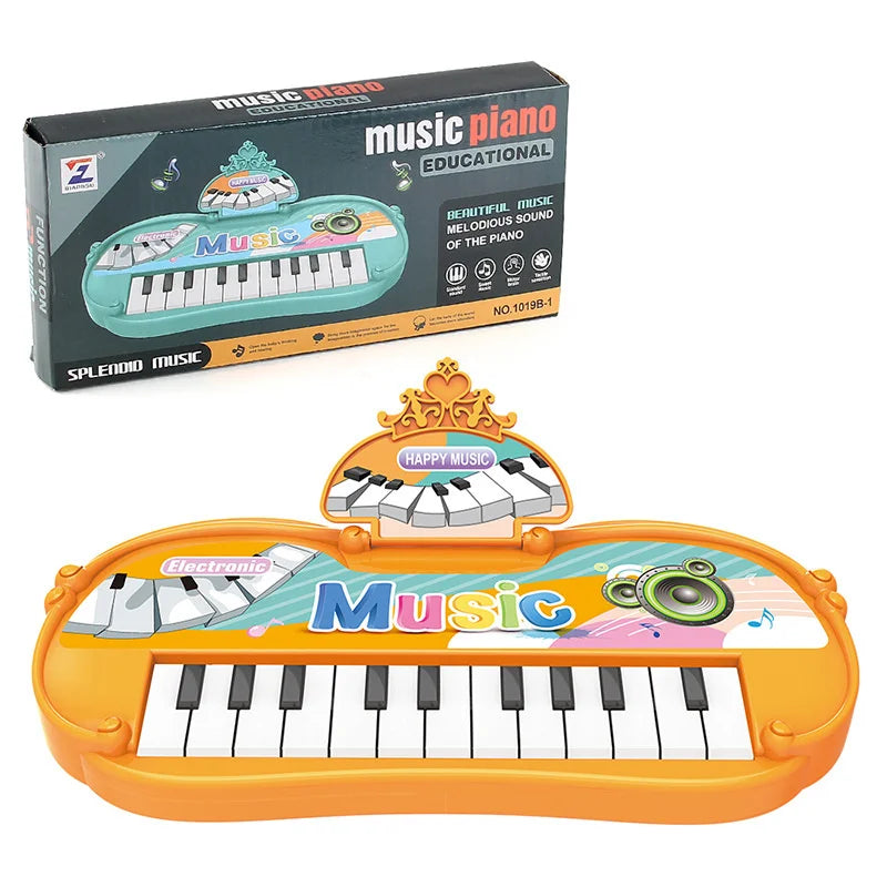 13-Key Portable Electronic Piano Toy - Educational Musical Instrument