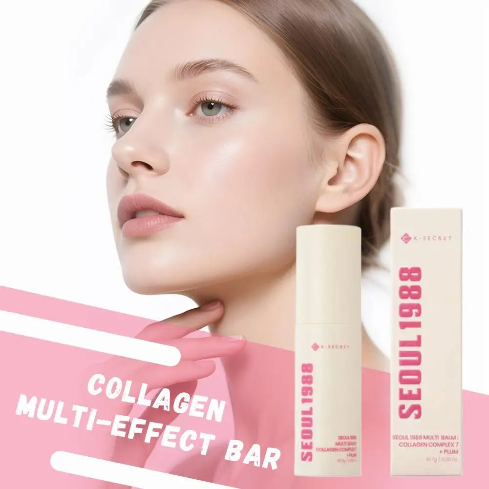 Korea SEOUL 1988 Collagen Complex Multi Balm Stick 10g Deep Hydrating Firming Anti-Aging Multi-Purpose Balm Skin Care