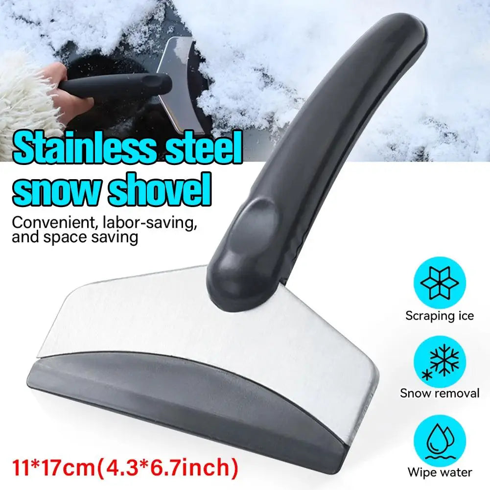2Pcs Multifunction Car Snow Shovel Winter Windshield Defrosting Ice Scraper Tool Glass Snow Removal Tools Auto Accessories