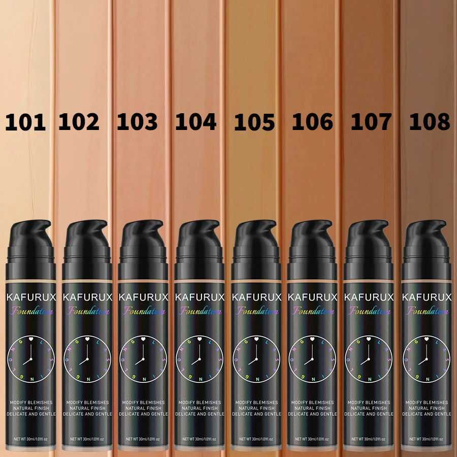 8 Colors Liquid Foundation Effective Concealer Waterproof Sweat-Resistant Face Korean Makeup Porfession Face Base Cosmetics