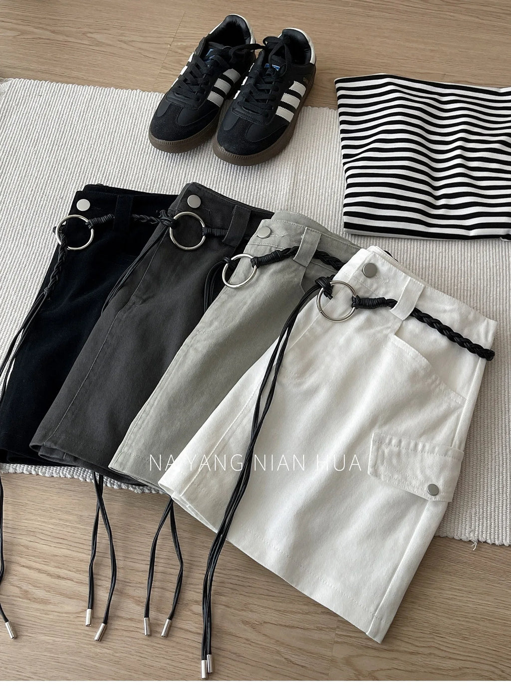 American Retro Versatile Denim Washed Cotton Workwear Mini Skirt Women Summer Korean Chic Bodycon Sexy A-Line Half-length Skirt