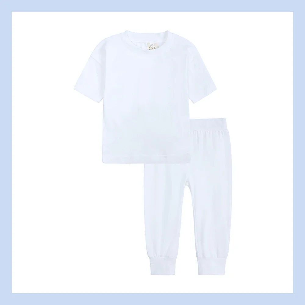 Kids Tales Unisex Toddler Summer Clothing Set - Cotton T-Shirt & Shorts