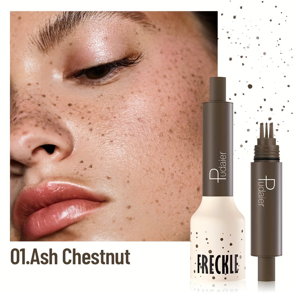 Natural Nude Makeup Fake Freckles Pen Waterproof Long Lasting Light Coverage Freckle Stamp For Women'S