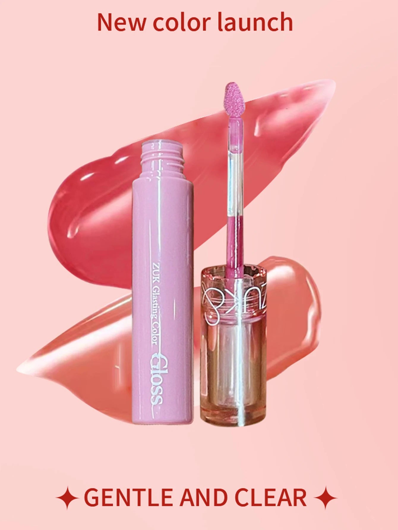 Glassy Watery Mirror Lip Gloss - Moisturizing & Glowing, for Plump Hydrated Lips, Affordable