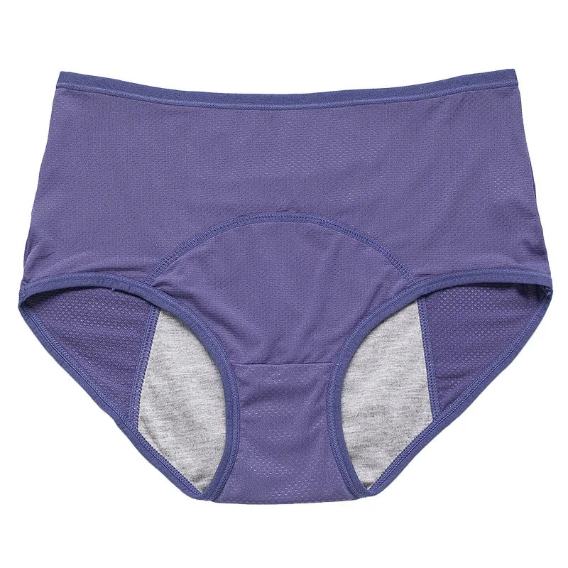 Leak Proof Menstrual Panties Plus Size L-8Xl Underwear Period Physiological Pants Women'S Waterproof Briefs Female Lingerie