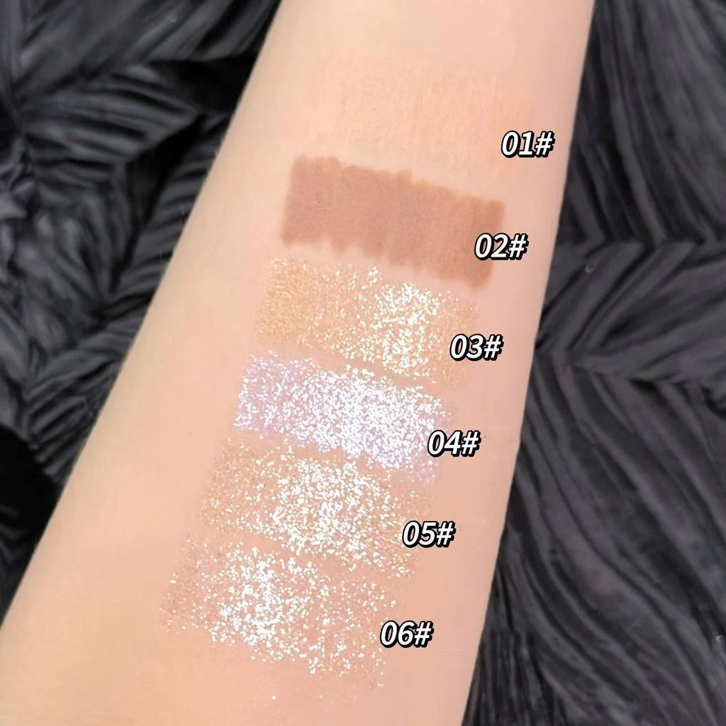 Double-end Lying Silkworm Eyeliner Pencil Diamond Glitter Matte Aegyosal Pen Brightening Cream Eyeshadow Highligher Makeup