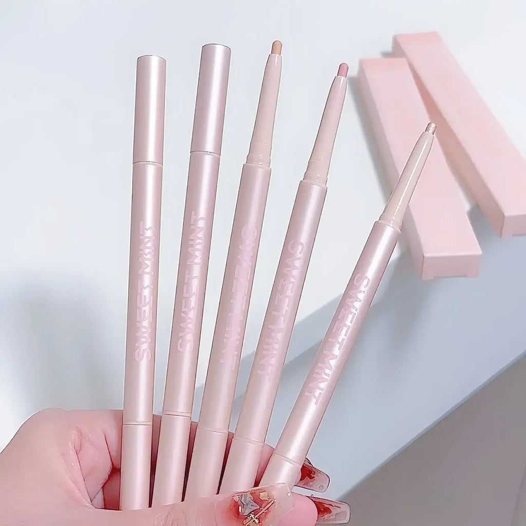 Mulitfuntional Double Ended Lying Silkworm Pencil Highlighter Makeup Pen Nude Liquid Contour Liner Eye Brightener Make Up Stick